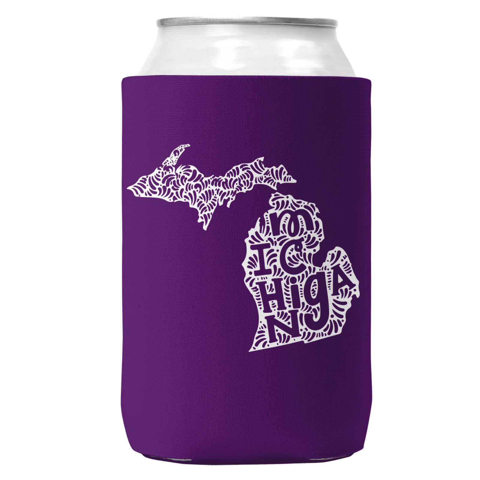 Michigan Can Coozie Cooler for 12oz Cans | State Koozie
