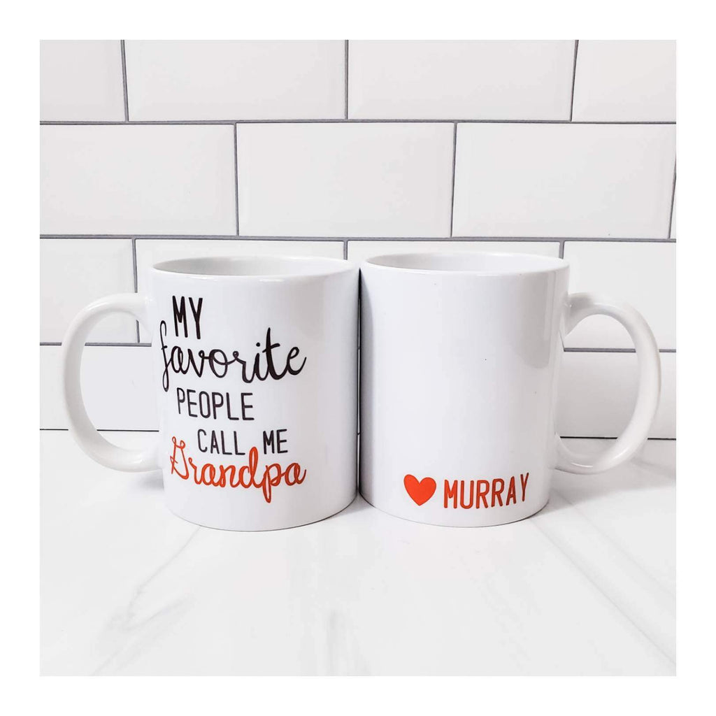GRANDMA AND GRANDPA Personalized Coffee Mugs