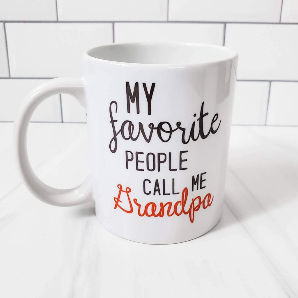 GRANDMA AND GRANDPA Personalized Coffee Mugs