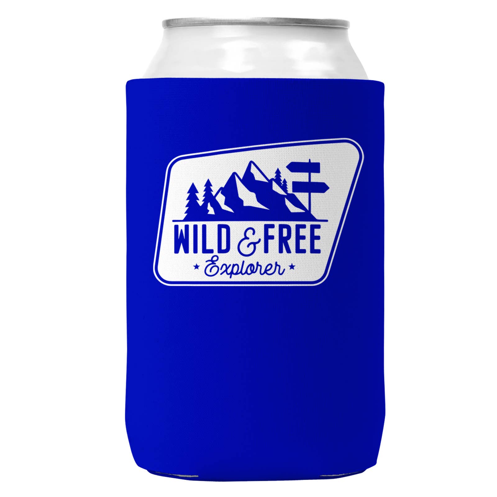Wild & Free Explorer Can Coozie Cooler for 12oz Cans
