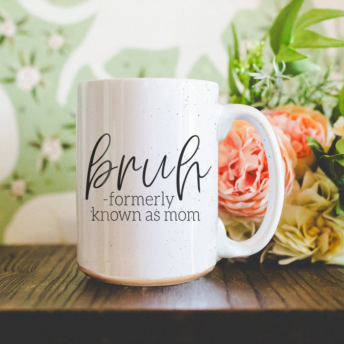 Bruh 16oz Ceramic Coffee Mug - Funny Statement Morning Tea Cup