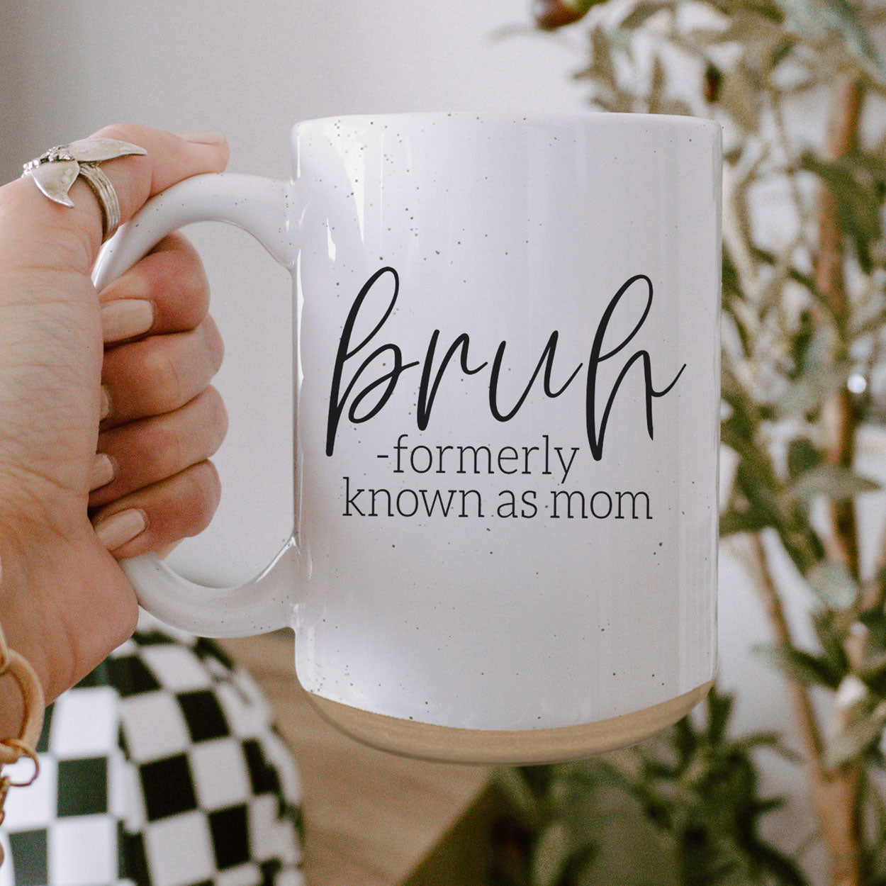 Bruh 16oz Ceramic Coffee Mug - Funny Statement Morning Tea Cup