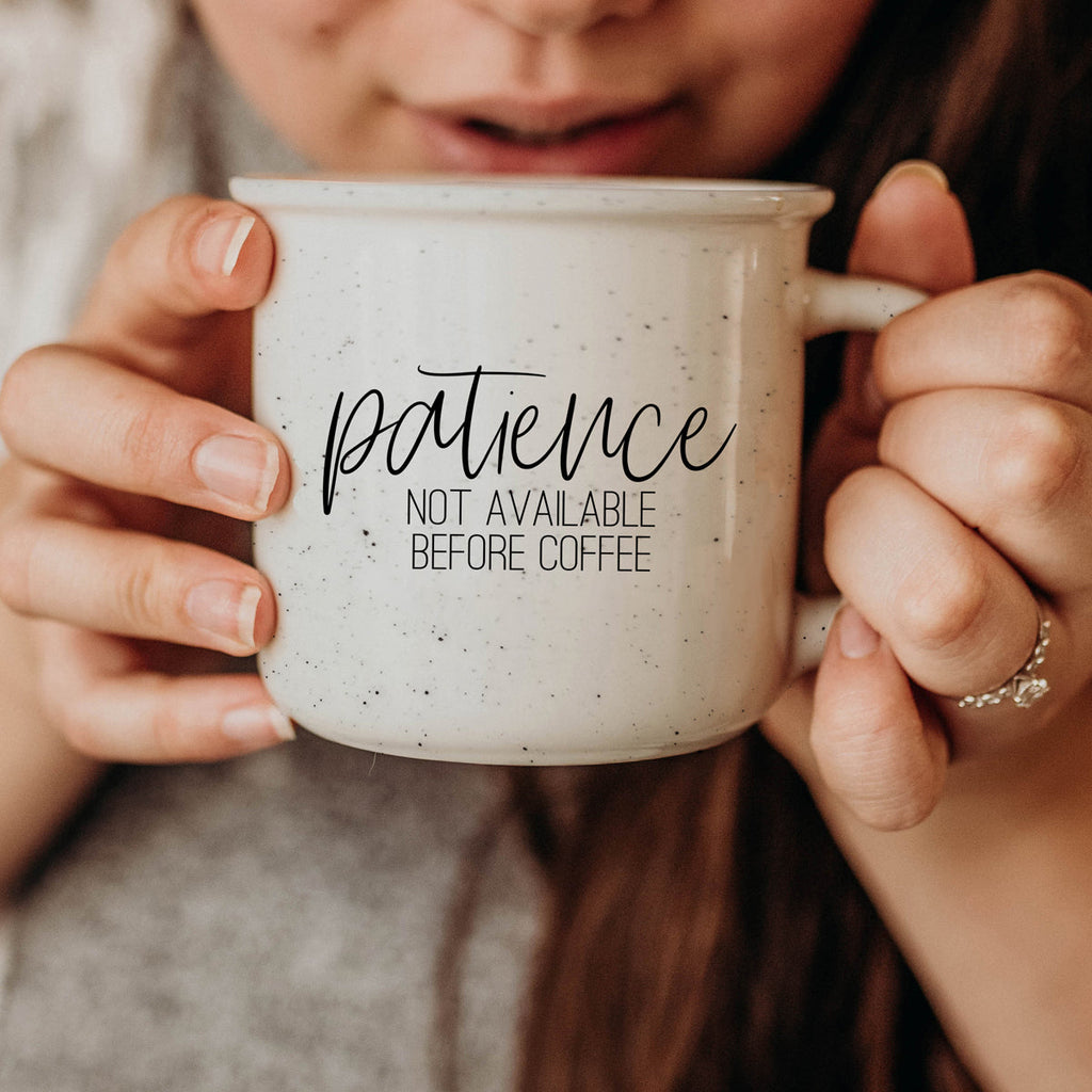Patience Not Available Before Coffee Mug 14.5oz Ceramic Funny Morning Gift